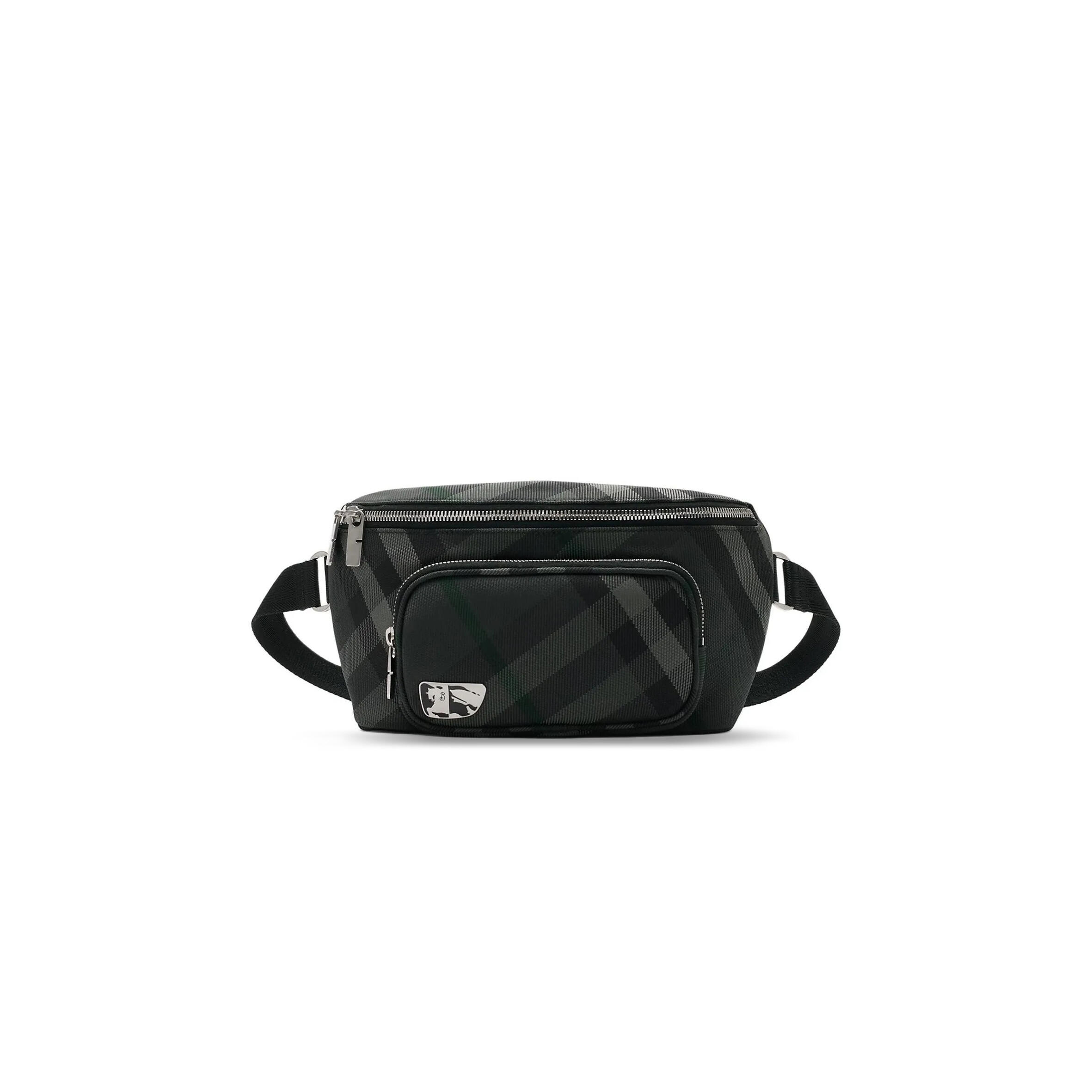 Bv*b*rry grid crossbody waist bag 80974111 (27*14*7cm)
